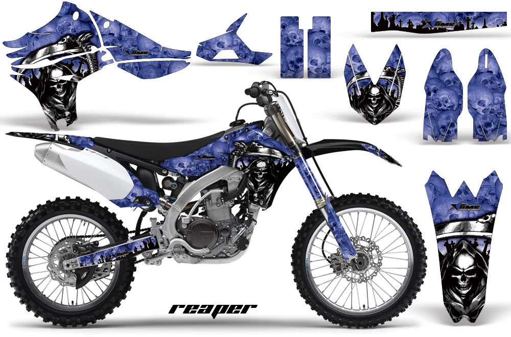 Yamaha YZ450F 2010 Graphics REAPER-BLUE-NP